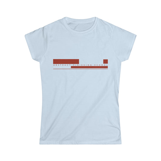 ABSTRACT FINISHING SCHOOL - Women's Softstyle Tee